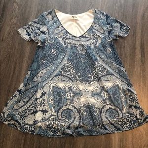 Show me your mumu blue dress